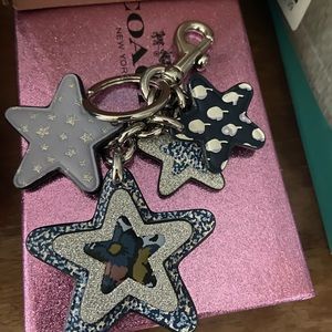 Coach stars fob!! NWOT